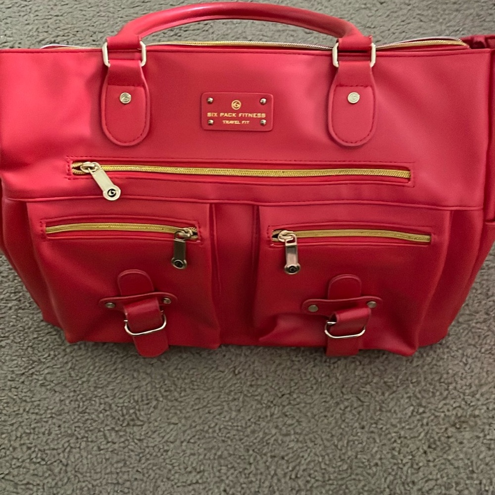 6 pack bags. Meal prep Cooler purse. Holds 4 meals.
